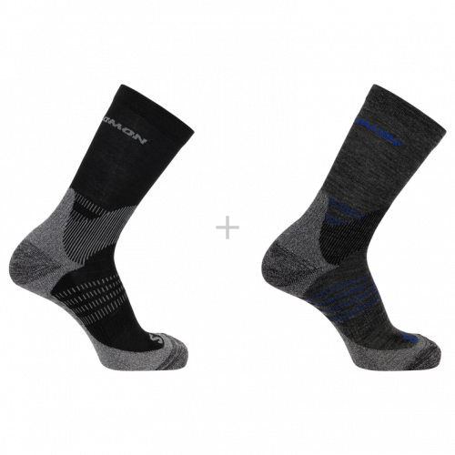 Носки Salomon X ULTRA ACCESS CREW 2-PACK уни. серый 39/41