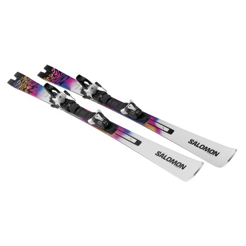 Горные лыжи Salomon ADDIKT PRO 66 с креплениями MI12 GW 25-26 белый/мультиколор 163