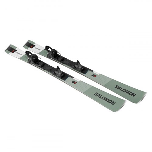 Гірські лижі Salomon S/MAX 8 з кріпленнями M10 GW 25-26 оливковий/чорний/білий 165