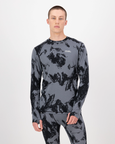 Лонгслив Mons Royale Cascade Merino Base Layer Long Sleeve муж. серый M