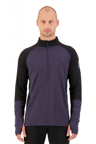 Лонгслив Mons Royale Olympus Merino Base Layer 1/2 Zip Long Sleeve муж. синий L