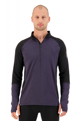 Лонгслив Mons Royale Olympus Merino Base Layer 1/2 Zip Long Sleeve муж. синий L