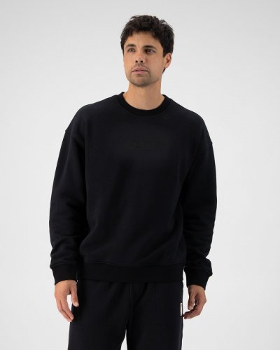 Светр Mons Royale Verdant Merino Organic Cotton Crew уні. чорний L