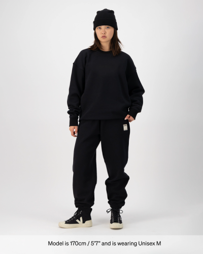 Светр Mons Royale Verdant Merino Organic Cotton Crew уні. чорний L