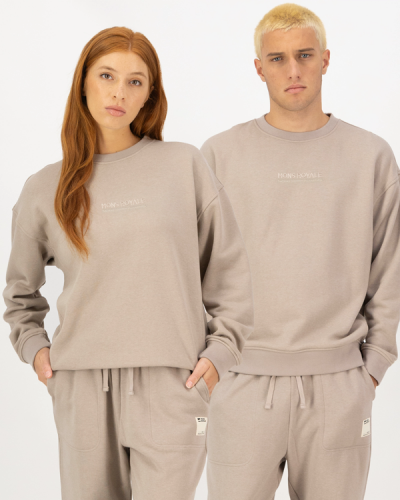 Светр Mons Royale Verdant Merino Organic Cotton Crew уні. бежевий M