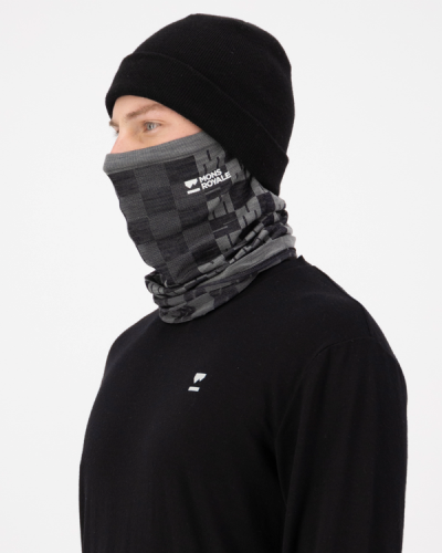 Баф Mons Royale Ascender Merino Seamless Neckwarmer уни. серый OS