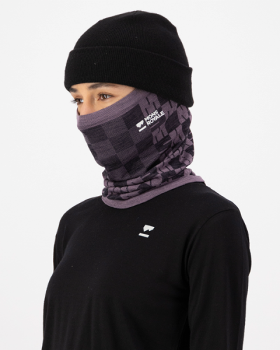 Баф Mons Royale Ascender Merino Seamless Neckwarmer уни. фиолетовый OS