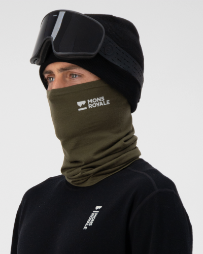 Баф Mons Royale Daily Dose Merino Neckwarmer уни. зеленый OS