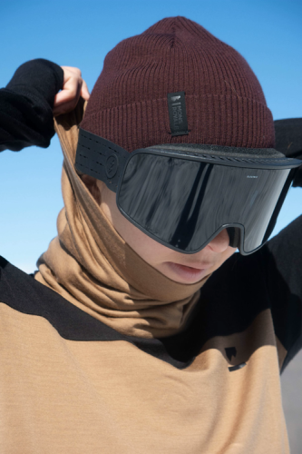 Баф Mons Royale Double Up Merino Neckwarmer уні. коричневий OS