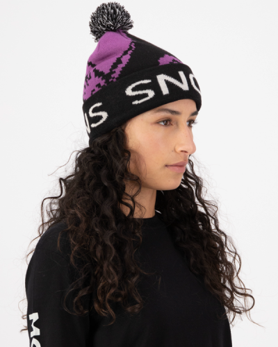 Шапка Mons Royale Mtn Pixel Merino Pom Pom Beanie уні. розовый OS