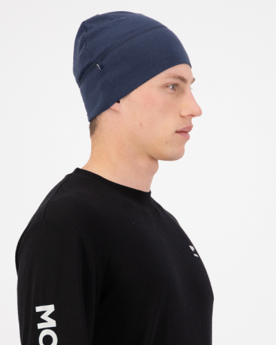 Шапка Mons Royale Tech Merino Under Helmet Beanie уни. синий OS
