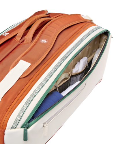 Чехол Wilson ROLAND GARROS 2026 9PK RACKET BAG CREAM
