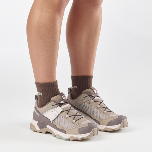 Кроссовки Salomon X ULTRA 5 W жен. бежевый-бордовый 6