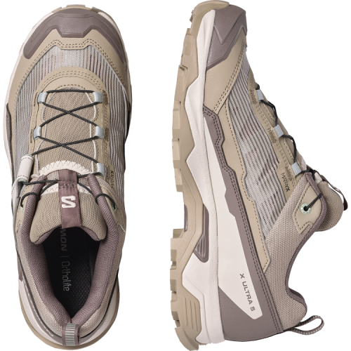 Кроссовки Salomon X ULTRA 5 W жен. бежевый-бордовый 6