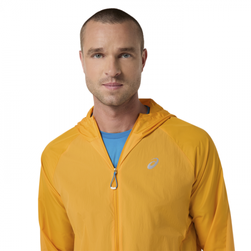 Куртка ASICS ROAD PACKABLE JACKET муж. оранжевый M