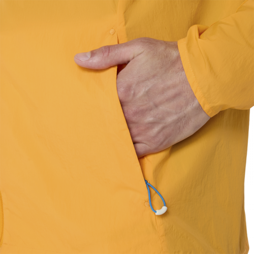 Куртка ASICS ROAD PACKABLE JACKET муж. оранжевый M