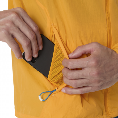 Куртка ASICS ROAD PACKABLE JACKET муж. оранжевый M