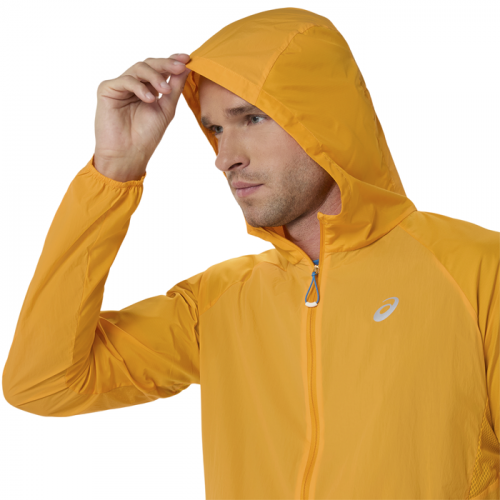 Куртка ASICS ROAD PACKABLE JACKET муж. оранжевый M