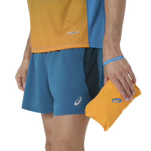 Куртка ASICS ROAD PACKABLE JACKET муж. оранжевый M