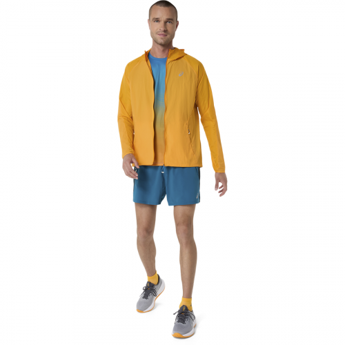 Куртка ASICS ROAD PACKABLE JACKET муж. оранжевый M