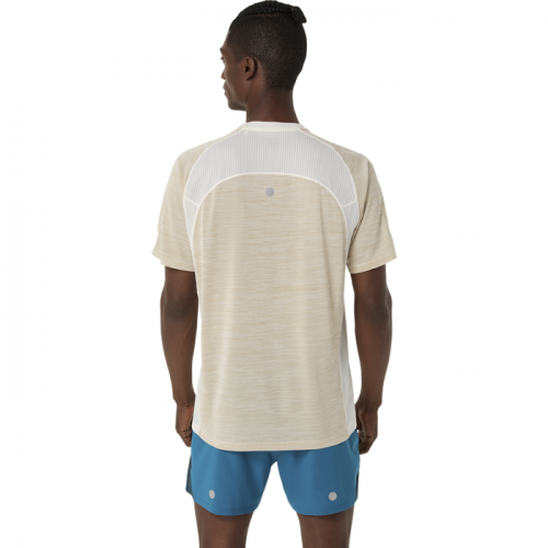 Футболка ASICS ROAD SS TOP чол. бежевий M