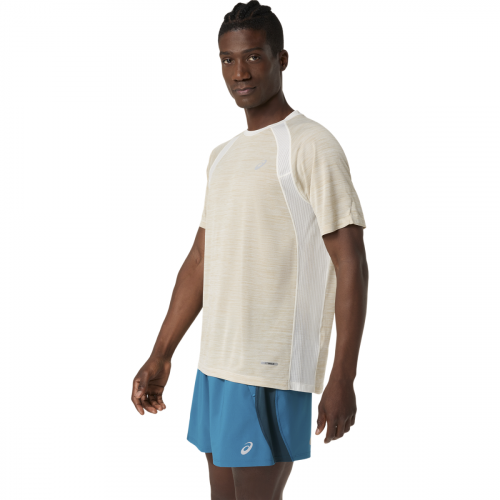 Футболка ASICS ROAD SS TOP чол. бежевий M