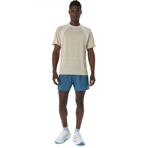 Футболка ASICS ROAD SS TOP чол. бежевий M