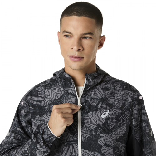 Куртка ASICS FUJITRAIL PACKABLE JACKET муж. серый L
