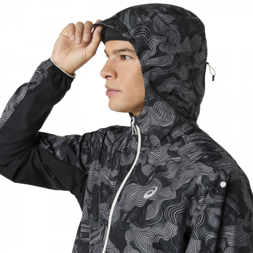 Куртка ASICS FUJITRAIL PACKABLE JACKET муж. серый L
