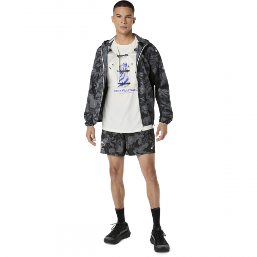 Куртка ASICS FUJITRAIL PACKABLE JACKET муж. серый L