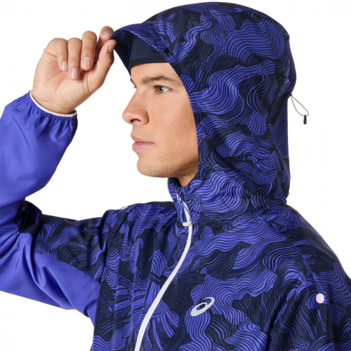 Куртка ASICS FUJITRAIL PACKABLE JACKET муж. синий M