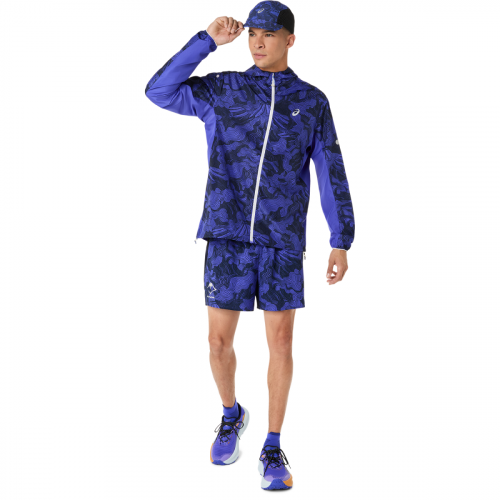 Куртка ASICS FUJITRAIL PACKABLE JACKET муж. синий M
