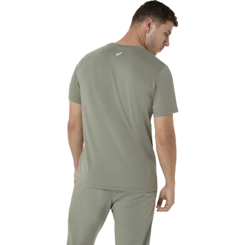 Футболка ASICS ASICS CHEST LOGO TEE муж. зеленый S