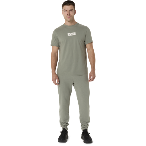 Футболка ASICS ASICS CHEST LOGO TEE муж. зеленый S