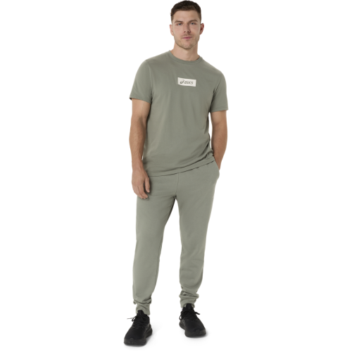 Футболка ASICS ASICS CHEST LOGO TEE муж. зеленый S