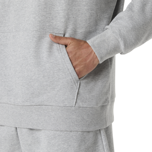 Толстовка ASICS FRENCH TERRY RELAXED PULLOVER HOODIE муж. серый M