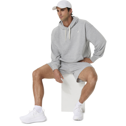 Толстовка ASICS FRENCH TERRY RELAXED PULLOVER HOODIE муж. серый M