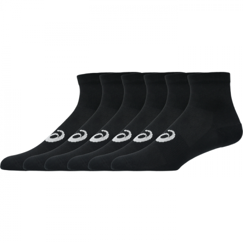 Шкарпетки (6 шт. в упаковці) ASICS 6 PACK QUARTER SOCK уні. чорний L