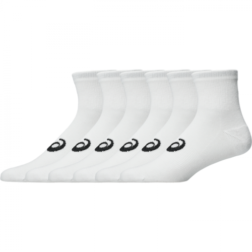 Шкарпетки (6 шт. в упаковці) ASICS 6 PACK QUARTER SOCK уні. білий L