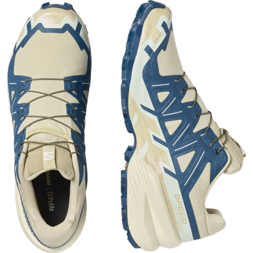 Кроссовки Salomon SPEEDCROSS 6 муж. бежевый-синий 8,5