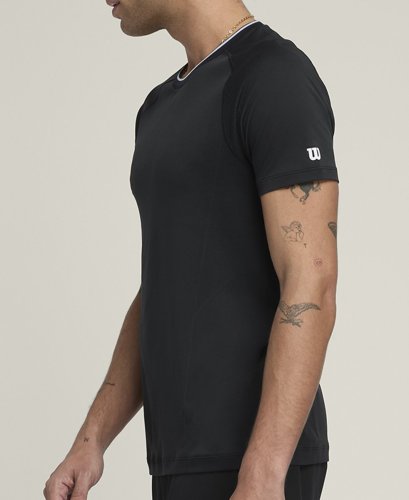 Футболка Wilson муж. TEAM SEAMLESS CREW BK чёрный MD