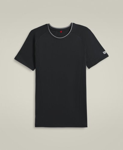 Футболка Wilson муж. TEAM SEAMLESS CREW BK чёрный MD