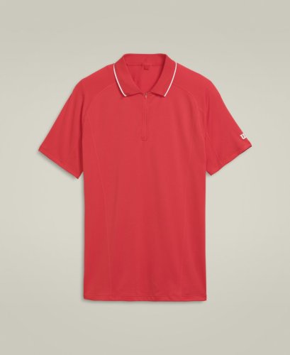 Поло Wilson муж. TEAM SEAMLESS POLO 2.0 INFRARED красный MD