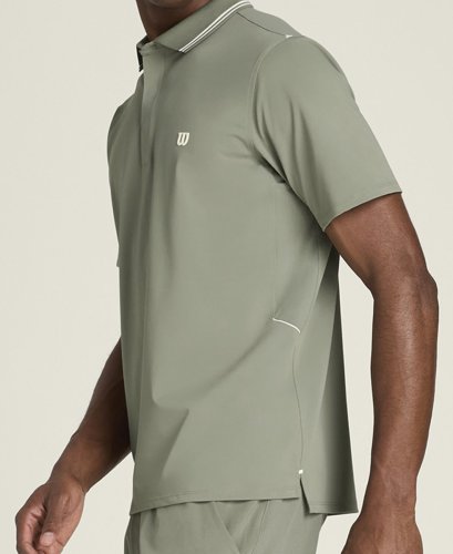 Поло Wilson муж. CHALLENGERS TECHNICAL POLO VETIVER оливковый MD
