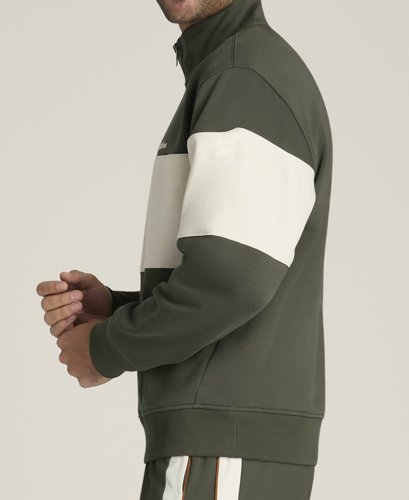Кофта Wilson муж. PLAYSTATE HLF ZIP GRAPE LEAF хаки/белый MD