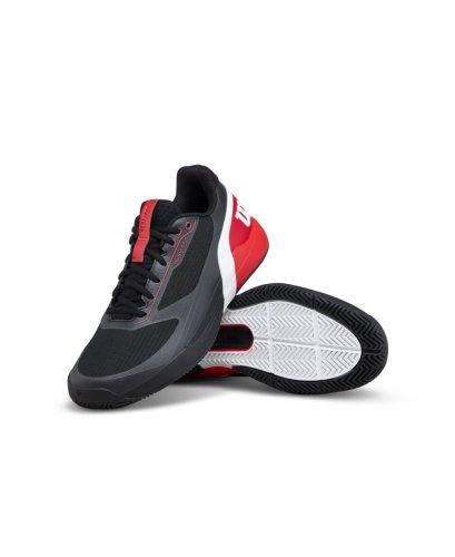Кросівки Wilson чол. RUSH PRO 5 BK/RD/WH чорний/червоний/білий 8.5US