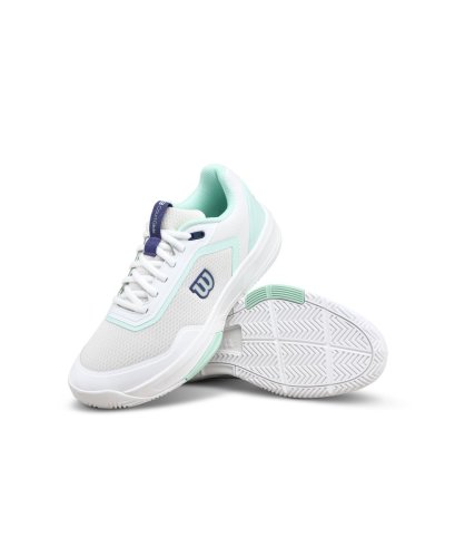 Кроссовки Wilson жен. COURTGLIDE WH/BL белый/голубой 10.5US