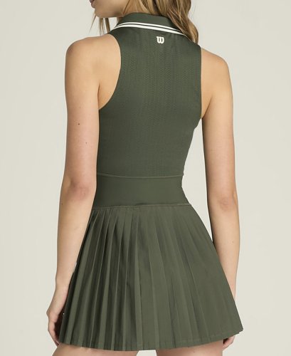 Платье Wilson жен. ALL COURT TENNIS DRESS GRAPE LEAF хаки MD