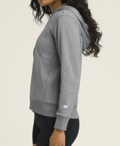 Худи Wilson жен. TEAM ZIP HOODIE MEDIUM GRAY HEATHER серый MD
