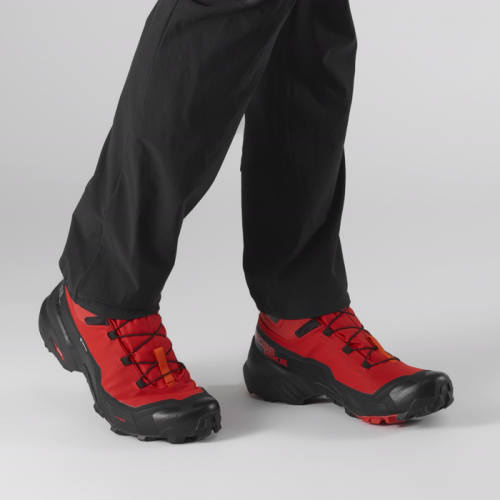 Ботинки Salomon CROSS HIKE MID GTX муж. красный 12,5